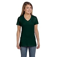 Hanes Women’s Perfect-T Short Sleeve V-Neck T-Shirt
