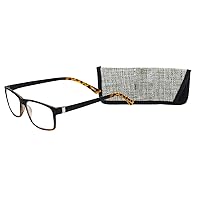 Unisex-Adult Optitek Tri Focus 2201 Black Demi Reading Glasses