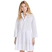 Vince Women's Fitted Band Collar Mini Dress
