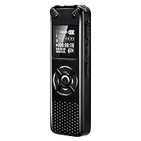 Audio Recording,8GB Digital Voice Recorder Voice Activated Audio Recording with Playback MP3 Music Player 572hrs Recording Device Support Password for Lectures Meetings Class Interview USB2.0