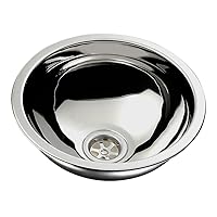 Ambassador Marine Half Sphere Stainless Steel Ultra Mirror Polished Finish Sink