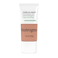 Neutrogena Clear Coverage Flawless Matte CC Cream, Full-Coverage Color Correcting Cream Face Makeup with Niacinamide (b3), Hypoallergenic, Oil Free & -Fragrance Free, Toast, 1 oz