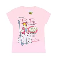 Disney Pixar Toy Story Bo Peep Character Girl's T-Shirt (5-6 Years) Pink