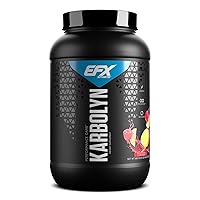EFX Sports Karbolyn Fuel | Fast-Absorbing Carbohydrate Powder | Carb Load, Sustained Energy, Quick Recovery | Stimulant Free | 37 Servings (Raspberry Lemonade)