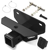 Tyger Auto TG-HC3D002B Class 3 Hitch & Cover Kit Fits 2003-2018 Dodge Ram 1500 & 2003-2013 Ram 2500/3500 Factory Style 2 inch Rear Receiver Hitch Tow Towing Trailer Hitch Combo Kit , Black