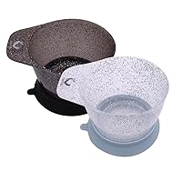 Colortrak Galaxy Glitter Bowls With Suction Cup Holder for Hair Coloring Process - Includes Removable Suction Rings for Functionality and Stability for Professionals and Stylists, 2-Pack
