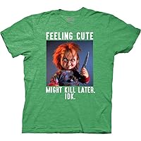 Ripple Junction Bride of Chucky Feeling Cute Adult Unisex Crew Neck T-Shirt