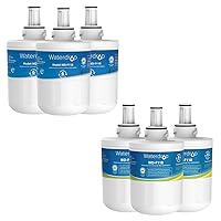 Waterdrop DA29-00003G Refrigerator Water Filter, Replacement for Samsung® DA29-00003G, DA29-00003B, DA29-00003A, Aqua-Pure Plus, HAFCU1, RFG237AARS, FMS-1, RS22HDHPNSR, RSG257AARS, WSS-1, 6 Filters