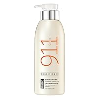 911 Quinoa Hair Conditioner - Hydrating Conditioner for Hair Health + Frizz Control - Repairing, pH Balancing & Nourishing Treatment for Dry Ends - (33.8oz/1 L)