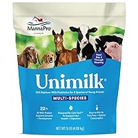 Manna Pro UniMilk Multi-Species Milk Replacer | Great for Puppies | 9 lb