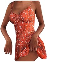 Spring Summer Dresses 2024 Formal Zipper Evening Party Camisole Graphic Beach Floral Sleeveless Backless Goth Wedding