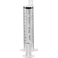 NeoMed at Home 12mL ENFit Reusable Syringe with an O-Ring Plunger - Box of 15 - 300 Uses per Box – connects to feeding tubes and extension sets for tube feeding medication delivery or oral medication delivery