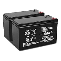 Casil 12V 7.2AH UPS Battery Replacement for APC Back-UPS XS 1000 Replacement Battery - BX1000G Replacement Battery - APC Back-UPS RS 1500 Battery Replacement - 2 Pack Casil 12V 7.2AH UPS Battery Replacement for APC Back-UPS XS 1000 Replacement Battery - BX1000G Replacement Battery - APC Back-UPS RS 1500 Battery Replacement - 2 Pack