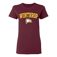 NCAA Arch Logo, Team Color Womens T Shirt, College, University