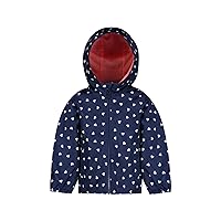 Toddler Girls Lightweight Jacket, Warm, Hooded, Water-Resistant Coat