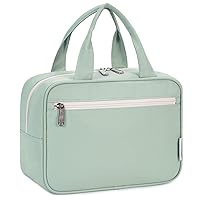 Toiletry Bag Women Large Makeup Bag Organizer Travel Cosmetic Bag for Toiletries Essentials Accessories (Mint Green)