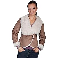 Scully Women's Faux Fur Wrap Jacket - 8035 Haz