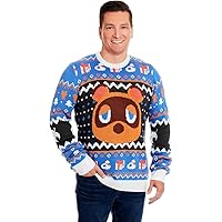Geeknet Animal Crossing Tom Nook Holiday Ugly Sweater