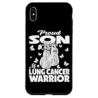 iPhone XS Max Proud Son Of A Lung Cancer Warrior Boxing Gloves Case
