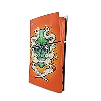 MightySkins Skin Compatible with Playstation 5 Slim Digital Edition Console Only - Smoke Skull | Protective, Durable, and Unique Vinyl Decal wrap Cover | Easy to Apply | Made in The USA