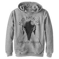 Star Wars Boys' Complicated Profession Hoodie, Athletic Heather, X-Large