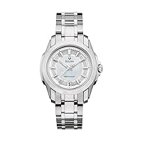 Bulova Precisionist Longwood Quartz Steel Bracelet Women's Watch - 96M108