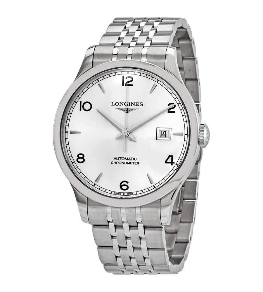 Longines Record Automatic Chronometer Silver Dial Men's Watch L2.821.4.76.6