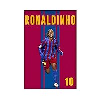 Ronaldinho Canvas Poster Bedroom Decor Sports Landscape Office Room Decor Gift Unframe:16x24inch(40x60cm)