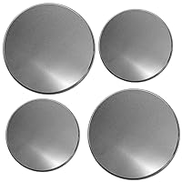 Reston Lloyd Electric Stove Burner Covers, Set of 4, Stainless Steel Look