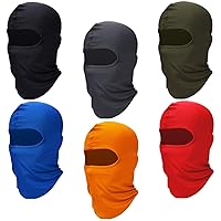 6 Pack Balaclava Ski Mask for Men and Women, Windproof Sun Protection Face Mask for Outdoor Activities
