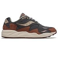 Saucony Grid Shadow 2 Shoes - Grey/Brown - 9.5