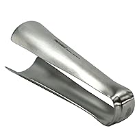 Finger Splint Stainless Steel Finger Sleeve Finger Protector Finger Gauze Applicator, Size 02 3.6
