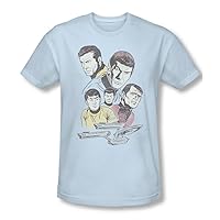 Star Trek - Mens Retro Crew Slim Fit T-Shirt