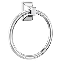 Moen Donnor Collection Chrome 6.25-Inch Diameter Wall Mount Contemporary Bathroom Hand-Towel Ring, P5860, 1 Count (Pack of 1)
