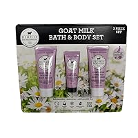 Dionis Goat Milk Bath & Body Set, 3 Piece Set, Includes 1 oz. (28 g) Body Lotion / 2 fl oz. (59mL) Whipped Body Scrub x2, Cruelty Free, Paraben Free, Sulfate Free, Dermatologist Tested (Lavender Dionis Goat Milk Bath & Body Set, 3 Piece Set, Includes 1 oz. (28 g) Body Lotion / 2 fl oz. (59mL) Whipped Body Scrub x2, Cruelty Free, Paraben Free, Sulfate Free, Dermatologist Tested (Lavender