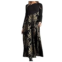 2 Piece Outfits for Women Dressy, Casual Oversize Spring Full Sleeve Evening Dress for Ladies Beach Thin