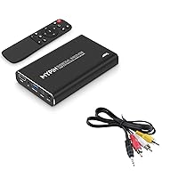 4K@30hz USB3.0 HDMI Media Player with One AV Cable, Support 2.5