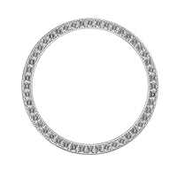 Ewatchparts BEZEL COMPATIBLE WITH DIAMOND 36MM ROLEX MENS 1601, 1602, 1603, 16030 16200 STAINLESS STEEL