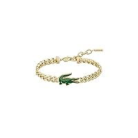 Lacoste Men's Arthor Jewelry Stainless Steel Adjustable Bracelet, Fashionable, For an Everyday Look