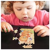 Birthday Gift Custom Jigsaw Puzzle Wooden Jigsaw Puzzles for 3-5 Years Old Uniquely Carved Wood Pieces Designed for Your Children Gift Toys for Boys and Girl (120pcs)
