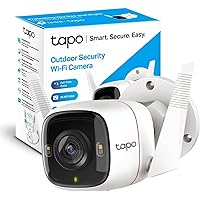 Tapo 2K QHD Security Camera Outdoor Wired, Starlight Sensor for Color Night Vision, Free AI Detection, Works with Alexa & Google Home, Built-in Siren, Cloud/SD Card Storage (Tapo C320WS)