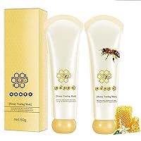 Honey Mask,Honey Tearing Mask Oil Control Blackhead & Off Dead Skin and Pores Shrink. (2 Pcs)