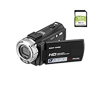 Video Camera 4K Camcorder Full HD V12 1080P Infrared Night Vision Digital Zoom Cameras Recorder for Videos Shooting Recording