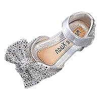 Sparkly Slippers for Girls Fashion Spring And Summer Girls Sandals Dress Performance Dance Wide Toddler Sandals Girl
