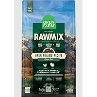 Open Farm RawMix Prairie Recipe for Cats, Includes Kibble, Bone Broth, and Freeze Dried Raw, Inspired by The Wild, Humanely Raised Protein and Non-GMO Fruits and Veggies, 2.25 lb