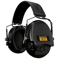 Supreme Pro-X Slim Active Ear Defenders - ARC Rail Compatible - Leather Band & Foam Kits - Electronic Ear Muffs