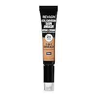 Revlon ColorStay Skin Awaken 5-in-1 Concealer, Lightweight, Creamy Longlasting Face Makeup with Caffeine & Vitamin C, For Imperfections, Dark Circles & Redness, 060 Deep, 0.27 fl oz