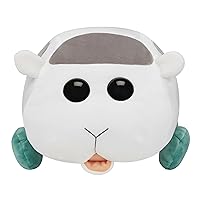 MGA Entertainment Pui Pui Molcar 11-Inch Shiromo, Ultrasoft Stuffed Animal Medium Plush Toy, Gift for Kids Girls Boys Collectors Ages 3 4 5 6 7+