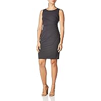 Calvin Klein Women's Sleeveless Sheath Dress with Starburst Detail