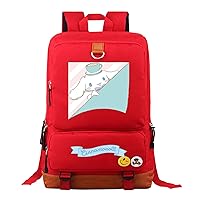 Unisex Teen Cinnamoroll Laptop Rucksack-Waterproof Student Bookbag Graphic Large Rucksack for Outdoor